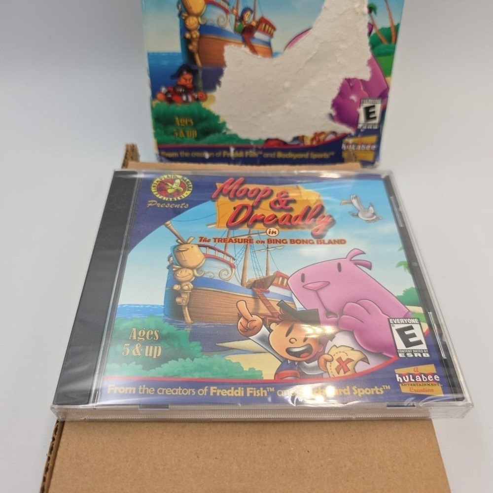 Moop & Dreadly in Treasure on Bing Bong Island (Mac and Windows, 2002) Game Seal - Picture 2 of 7